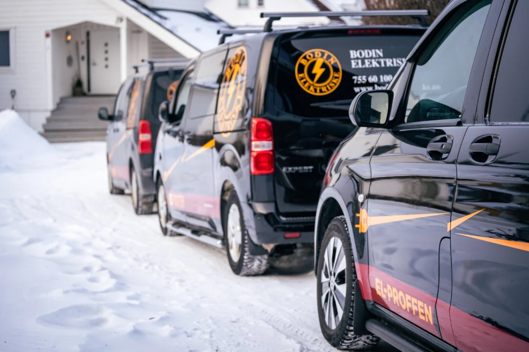 Bodin Elektriske sine servicebiler
